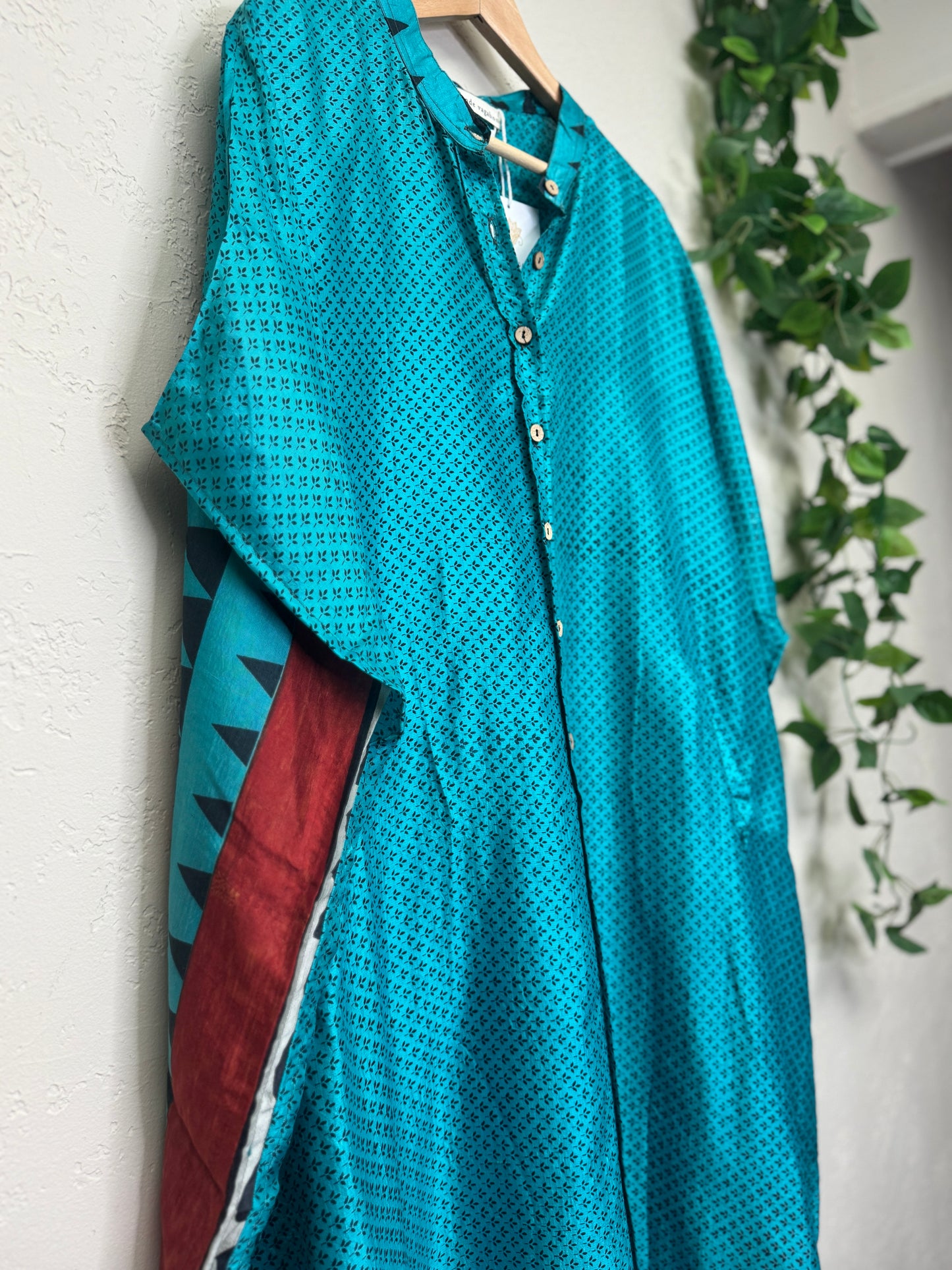 Boyfriend Dress ~ One Size ~ Ocean Peacock