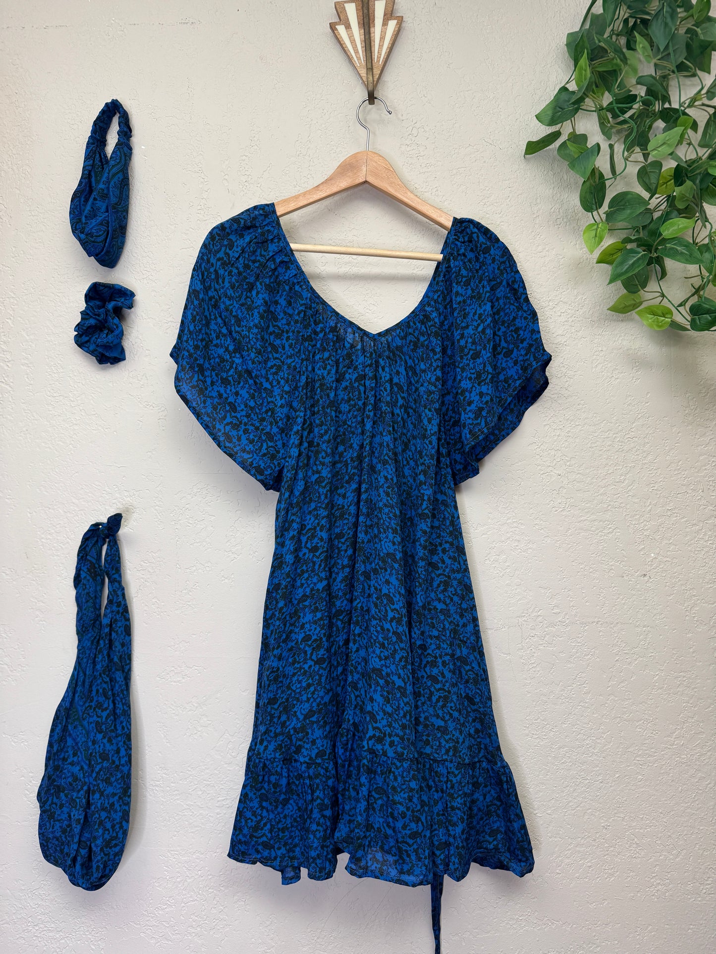 Lalita Dress - One Size - Electric Bloom