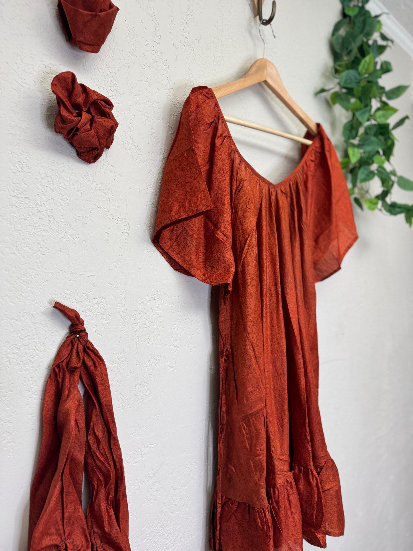 Lalita Dress - One Size - Burnt Orange