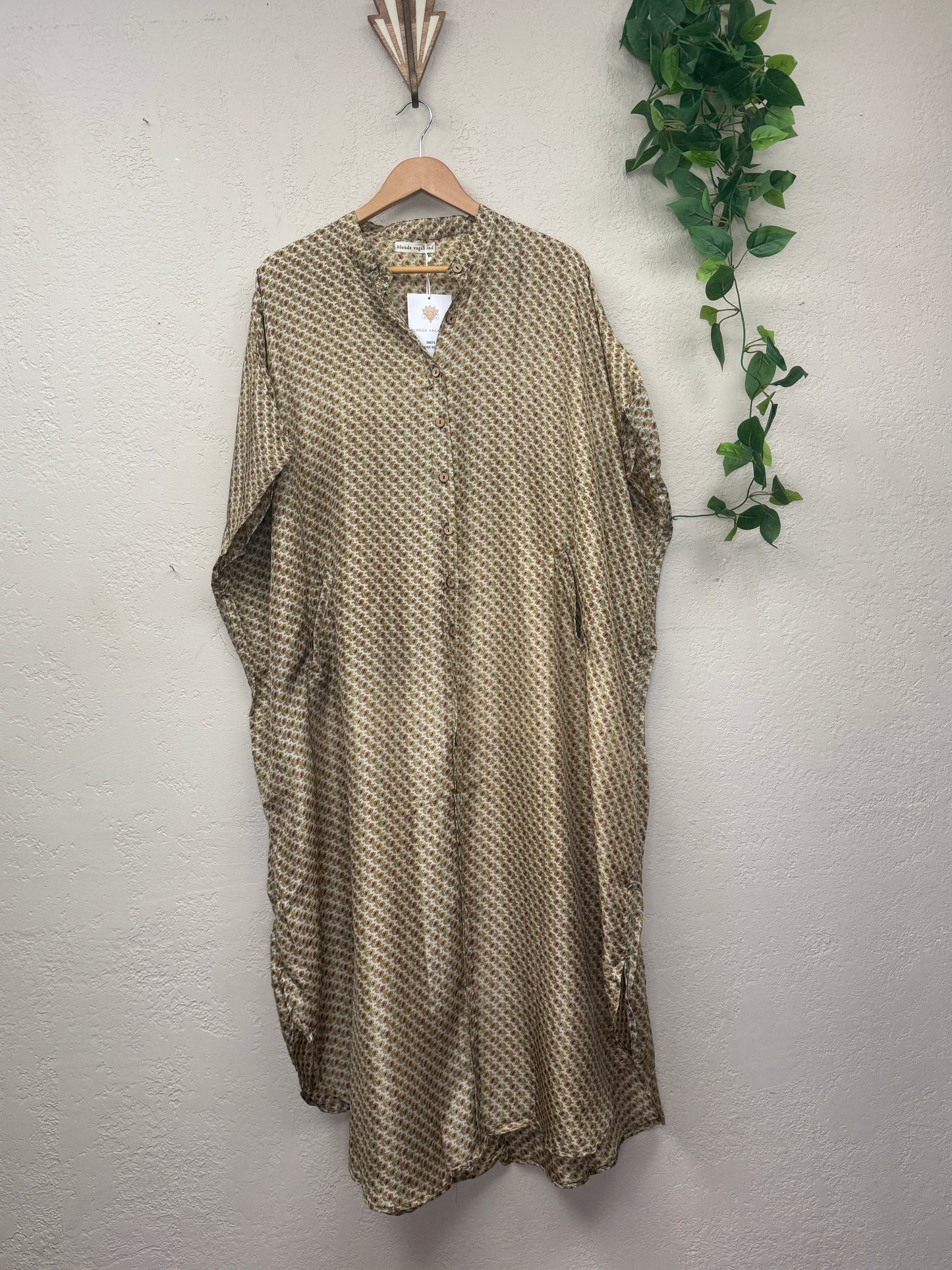 Boyfriend Dress ~ One Size ~Honey Cream