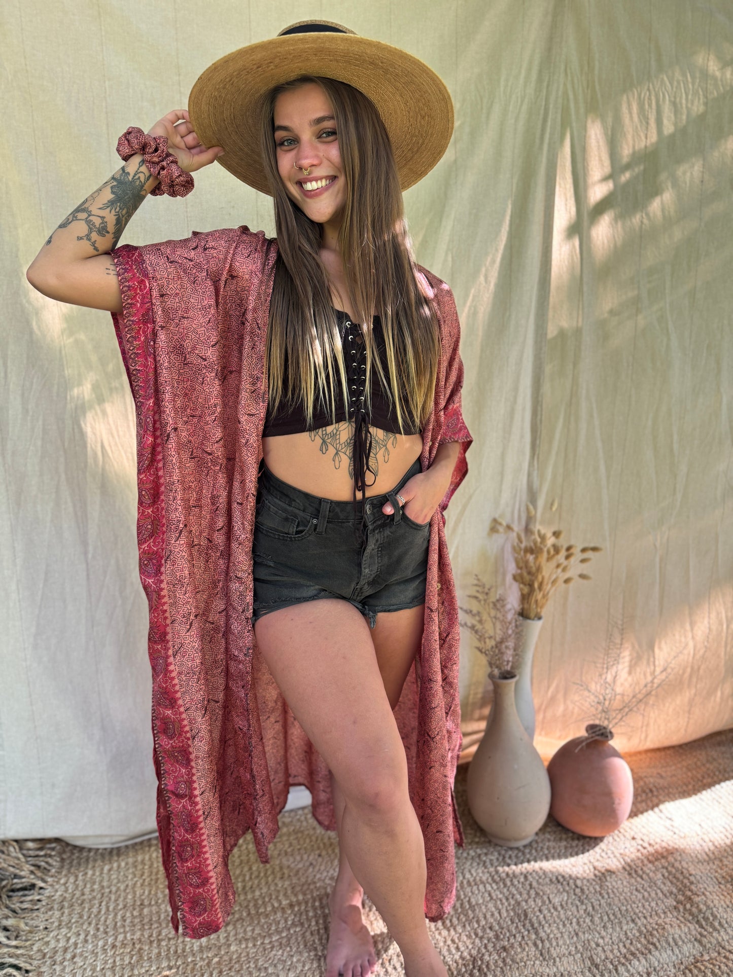 Aphrodite Kaftan Dress ~ One Size ~ Obsidian Botanica