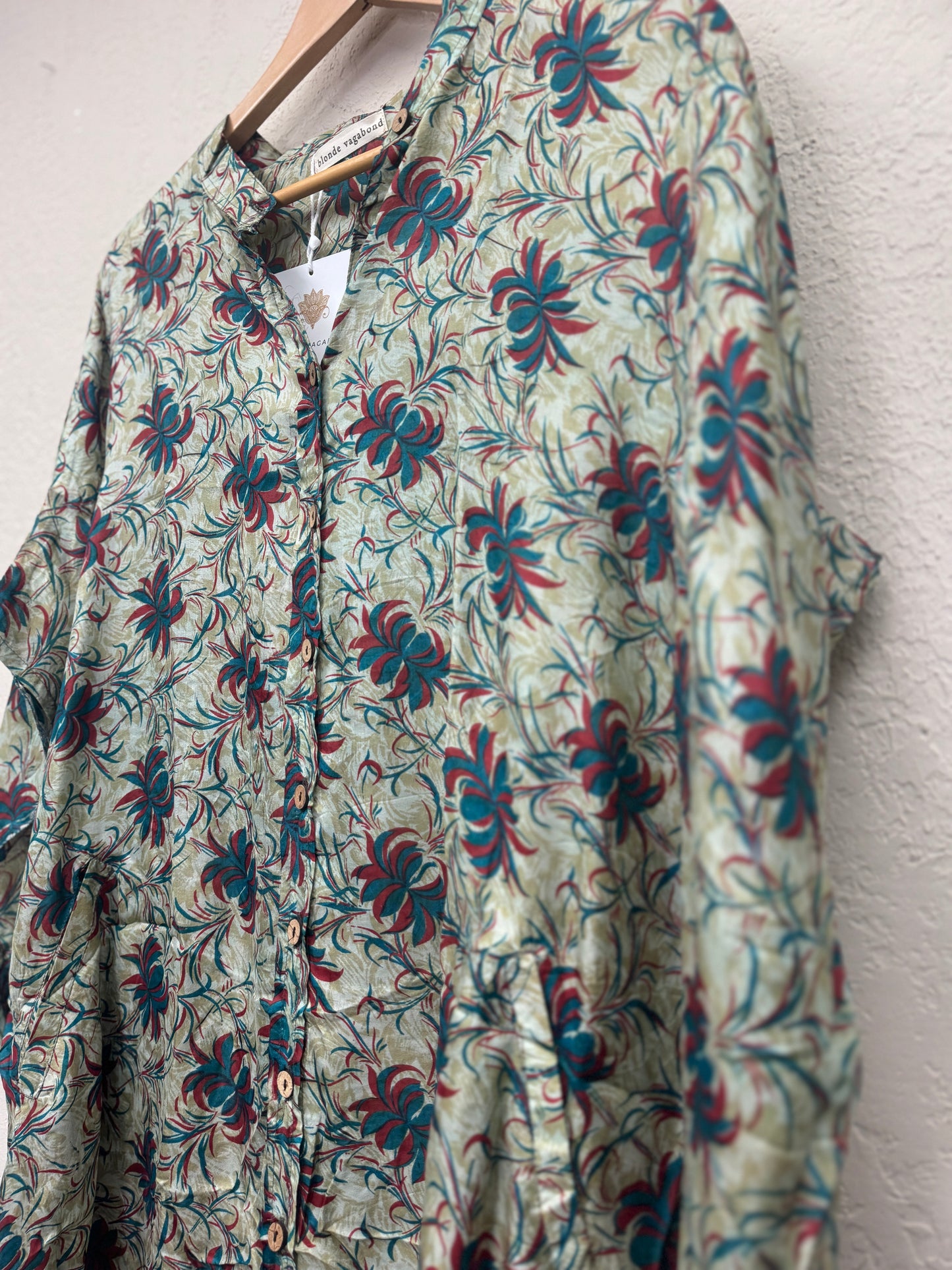 Boyfriend Dress ~ One Size ~ Wild Camellia
