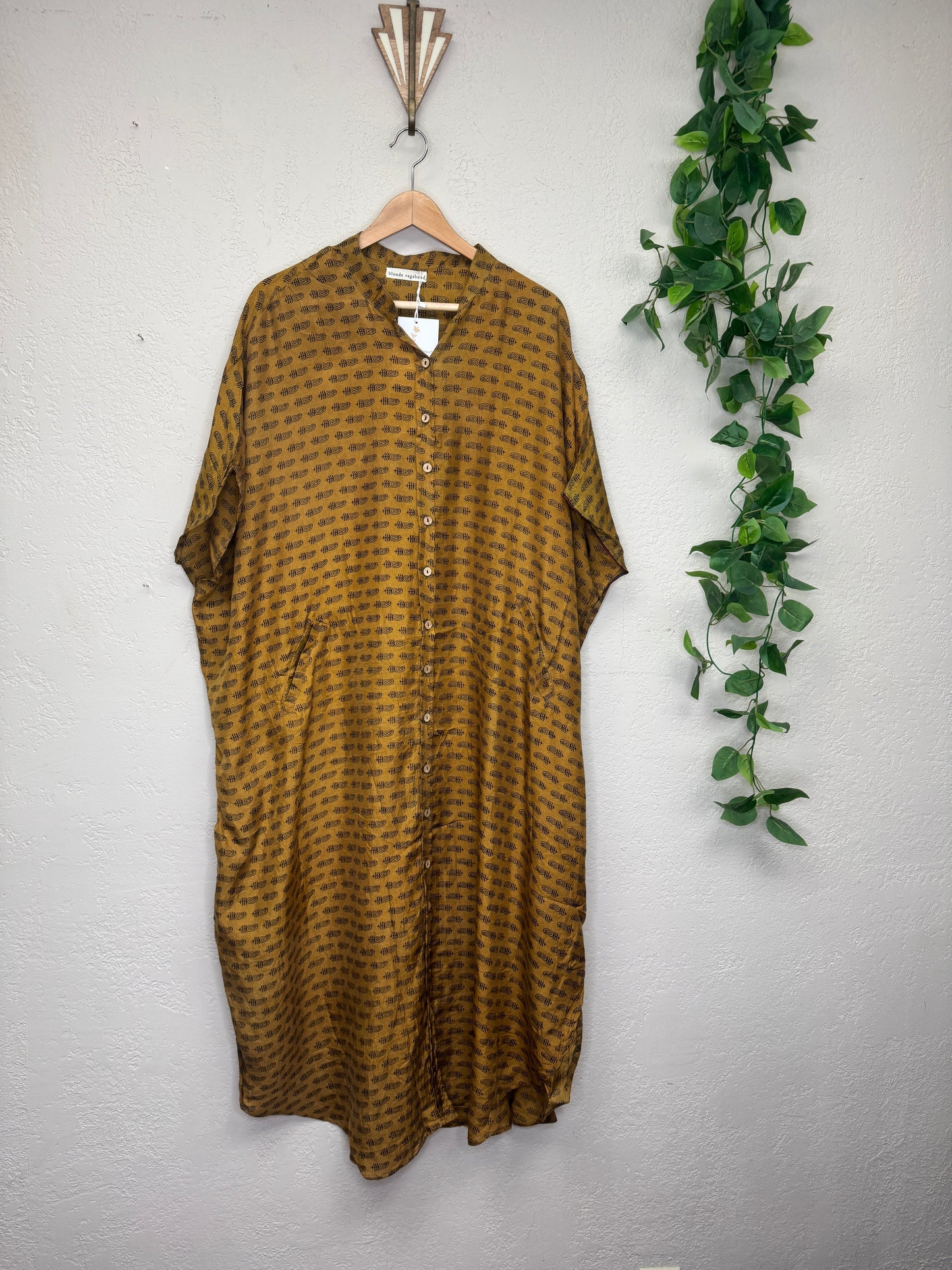 Boyfriend Dress ~ One Size ~ Golden Ochre