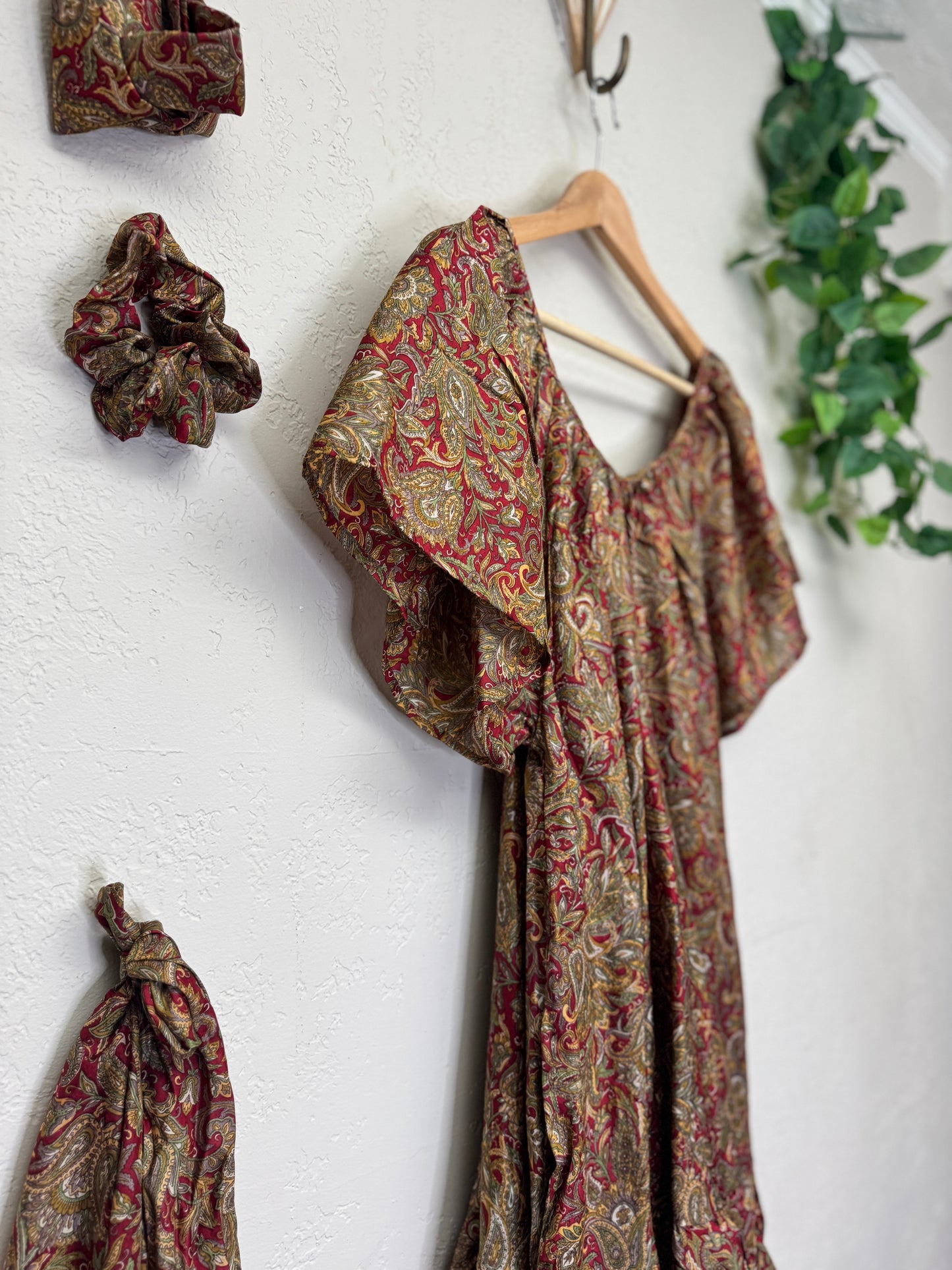 Lalita Dress - One Size - Red Paisley Dance