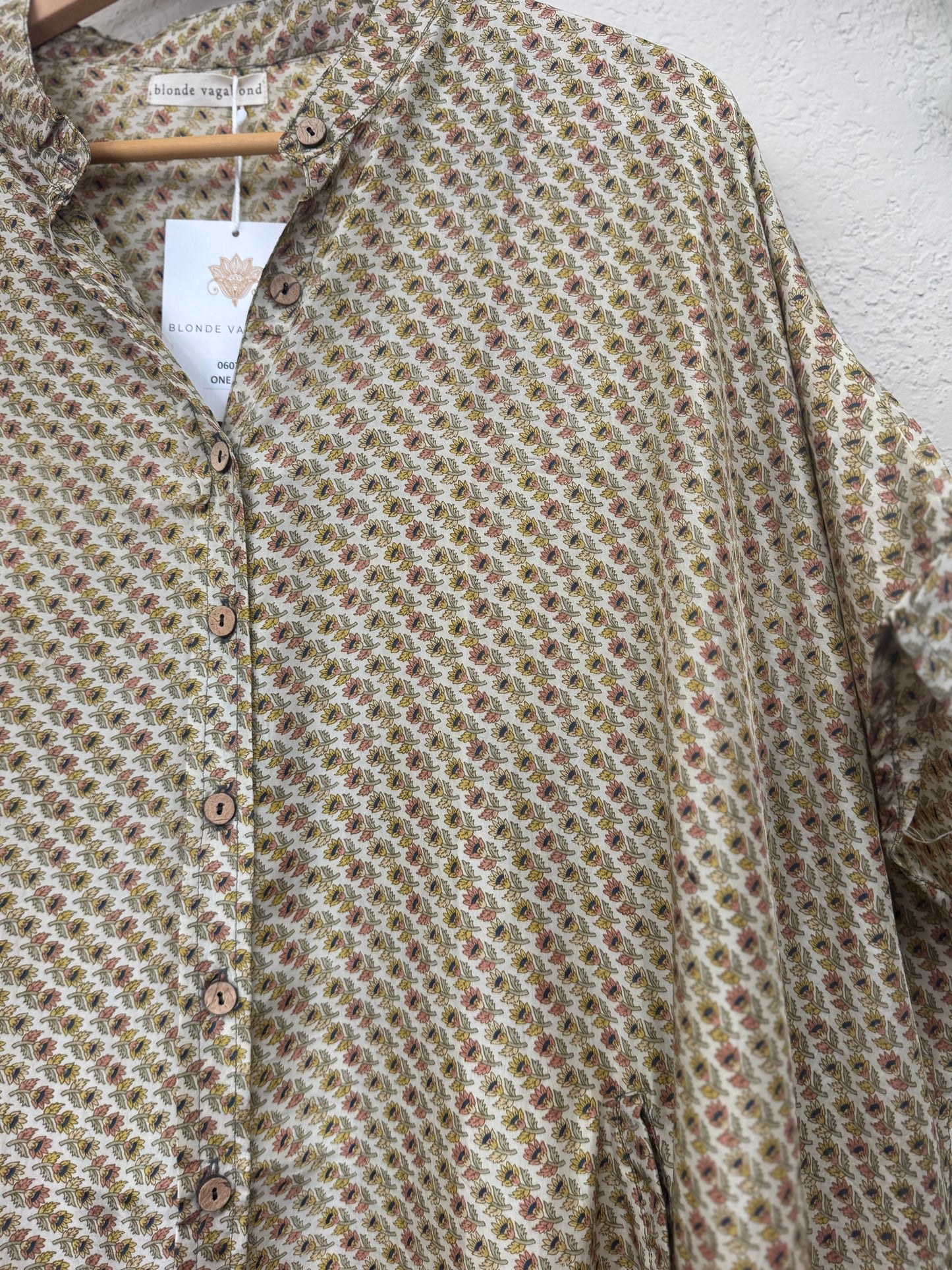 Boyfriend Dress ~ One Size ~Honey Cream