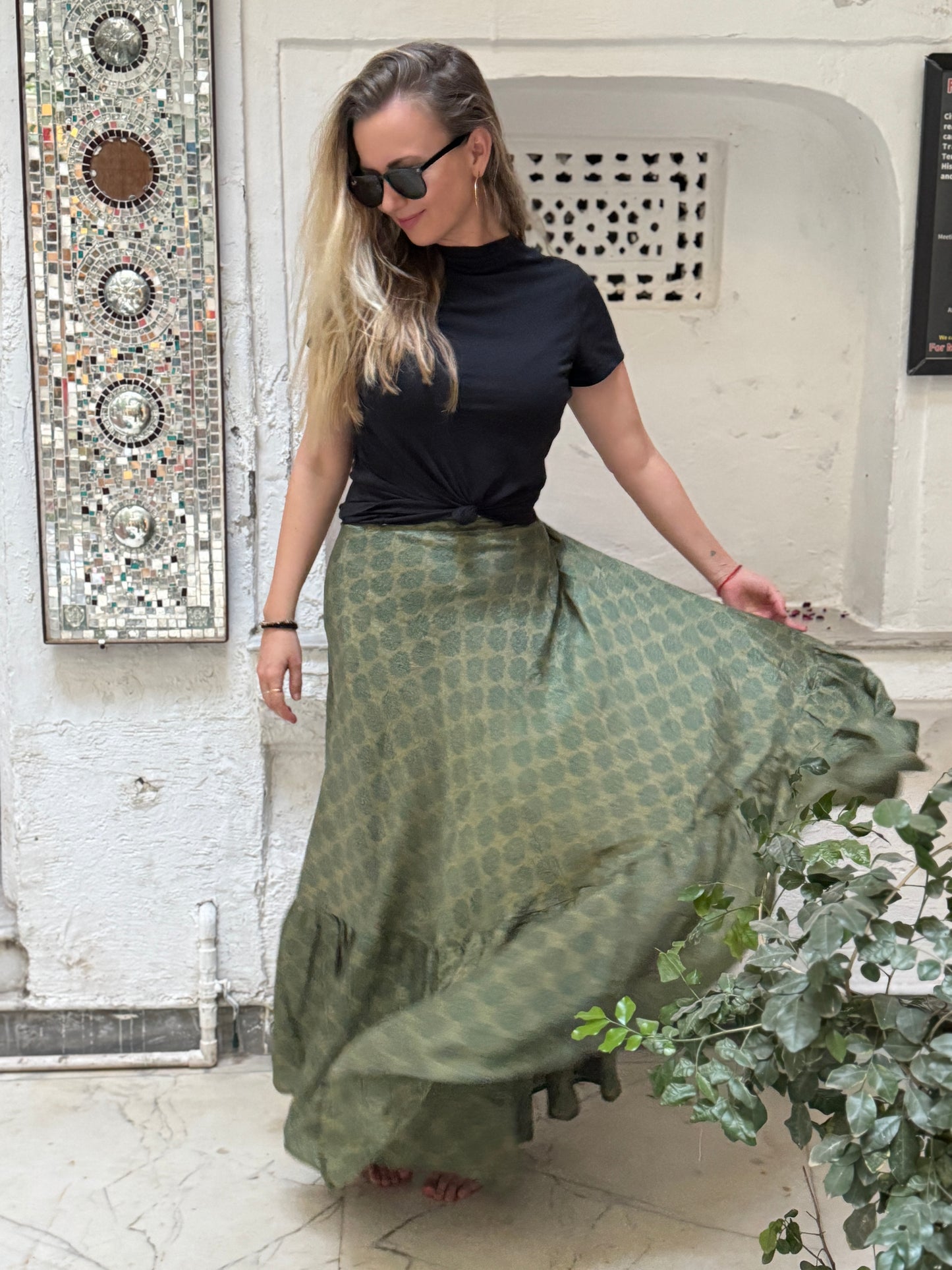 Buttercup Wrap Skirt ~ OS ~ Yves Klein Blues