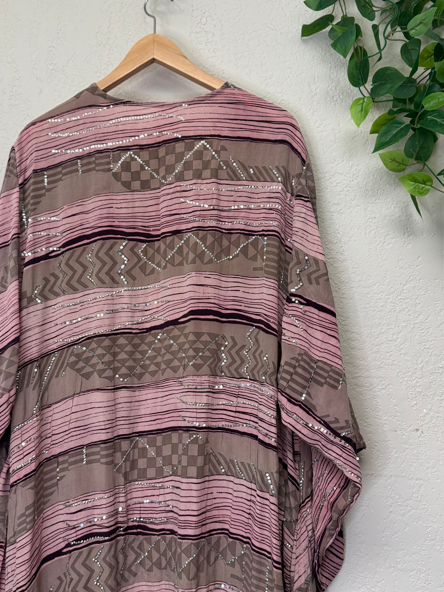 Sparkle Kimono - OS - Lilac Wine