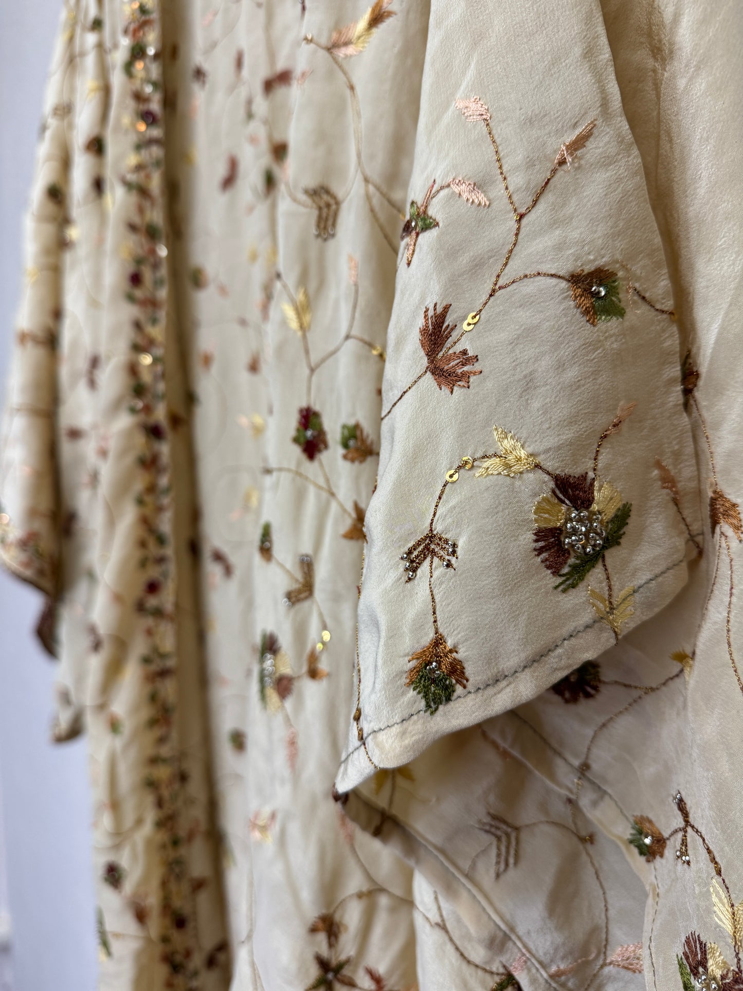 Sparkle Kimono - OS - Woven Cream