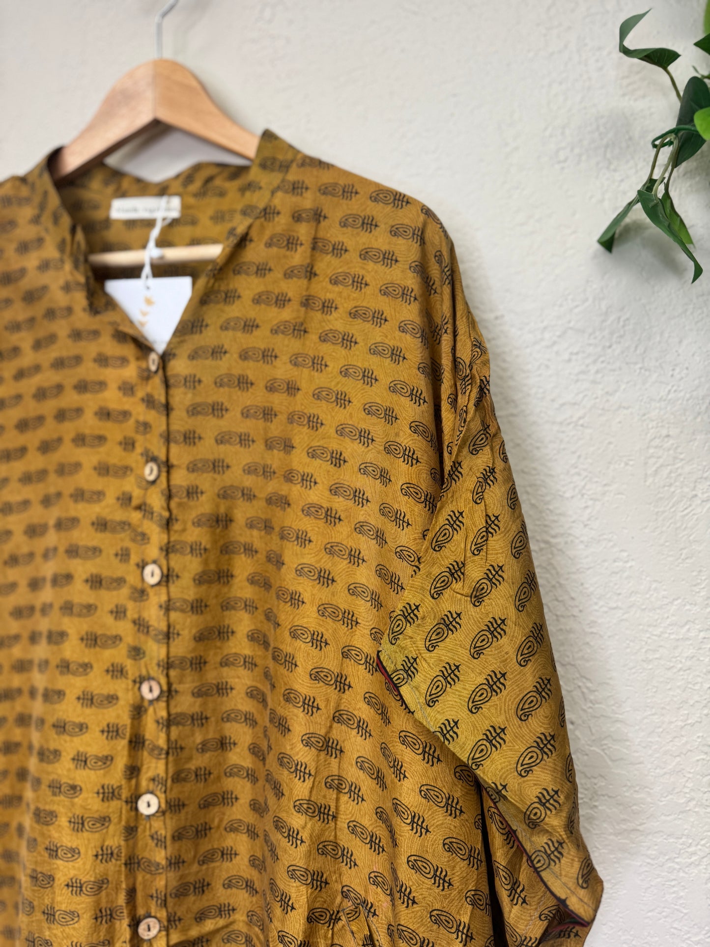 Boyfriend Dress ~ One Size ~ Golden Ochre