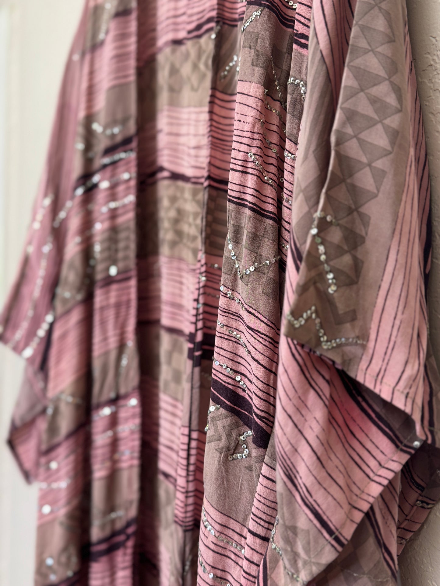 Sparkle Kimono - OS - Lilac Wine