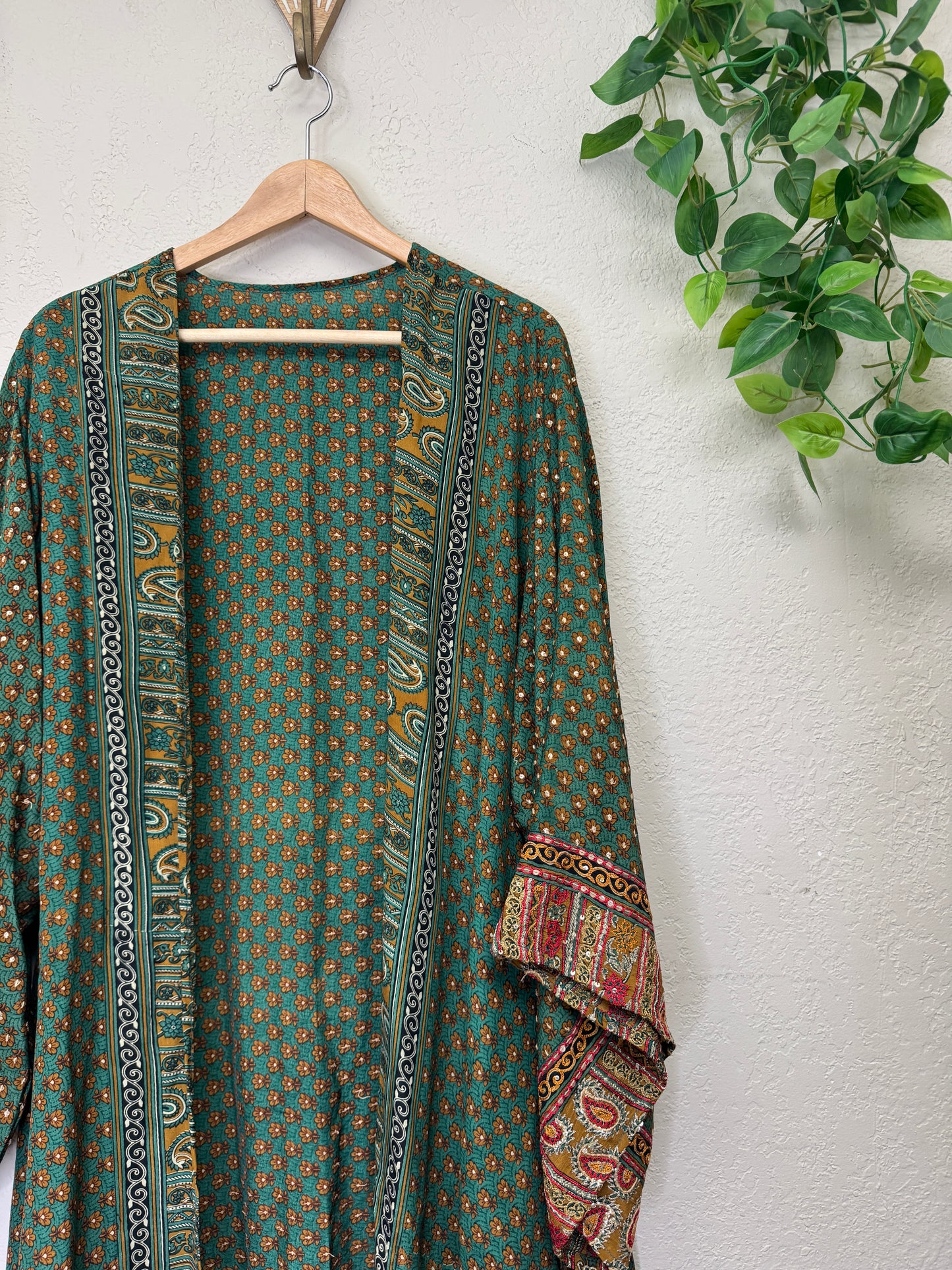 Sparkle Kimono - OS - Jade