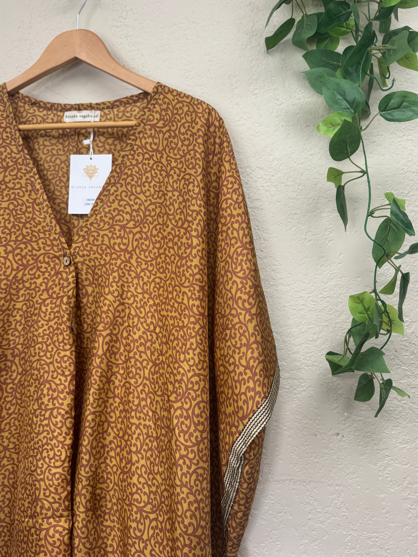 Aphrodite Kaftan Dress ~ One Size ~ Scrolls + Embers