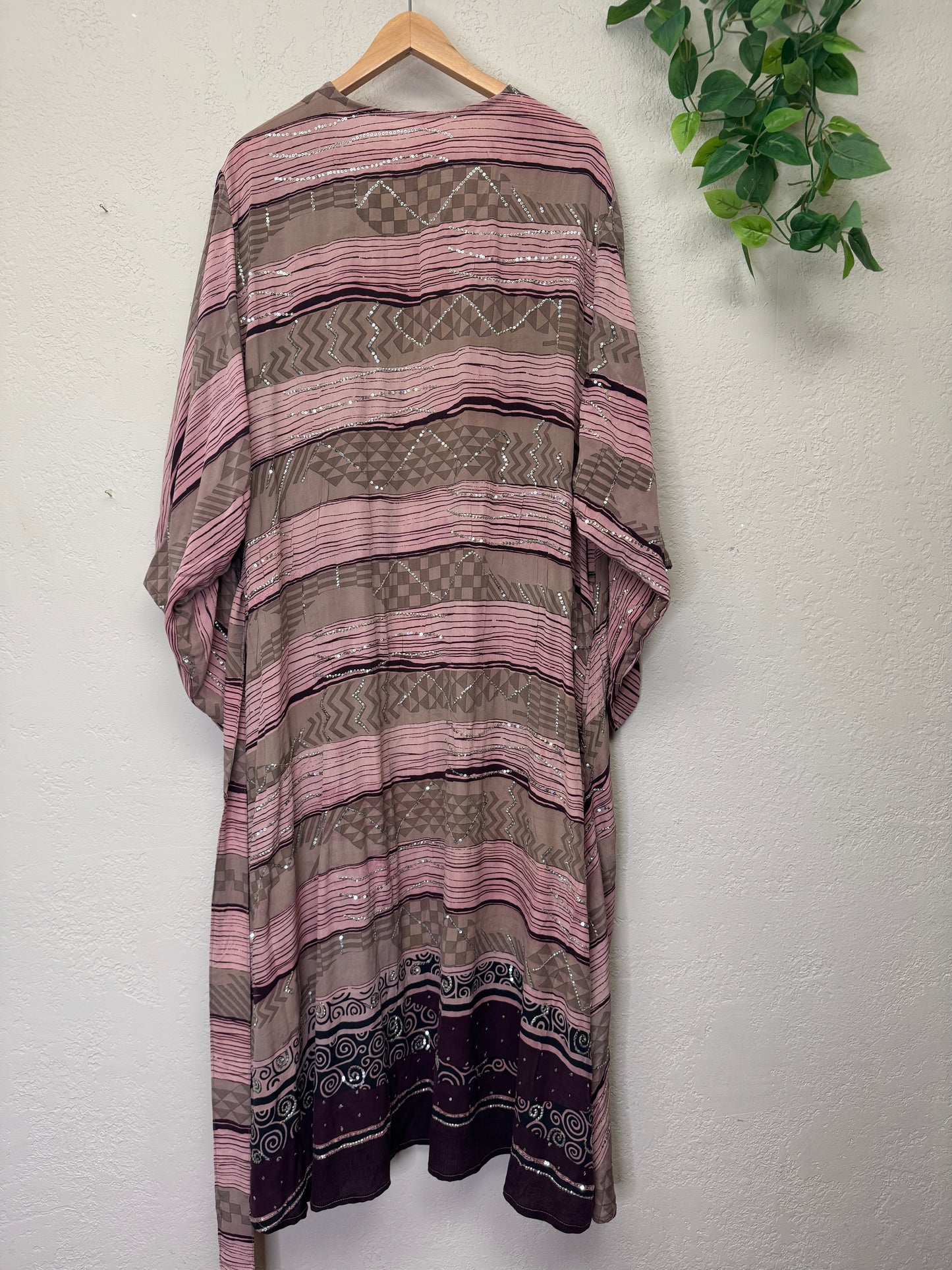 Sparkle Kimono - OS - Lilac Wine