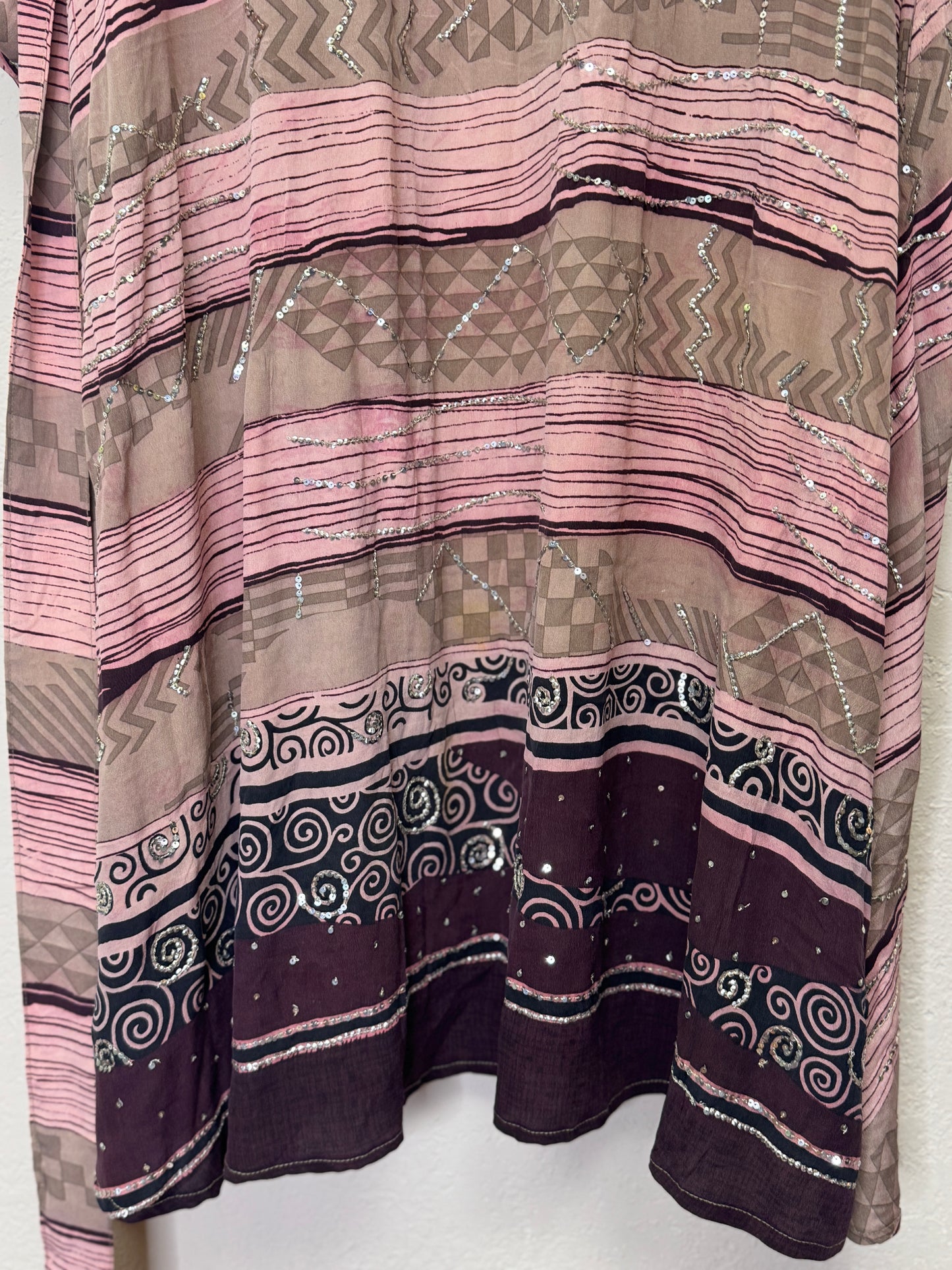 Sparkle Kimono - OS - Lilac Wine