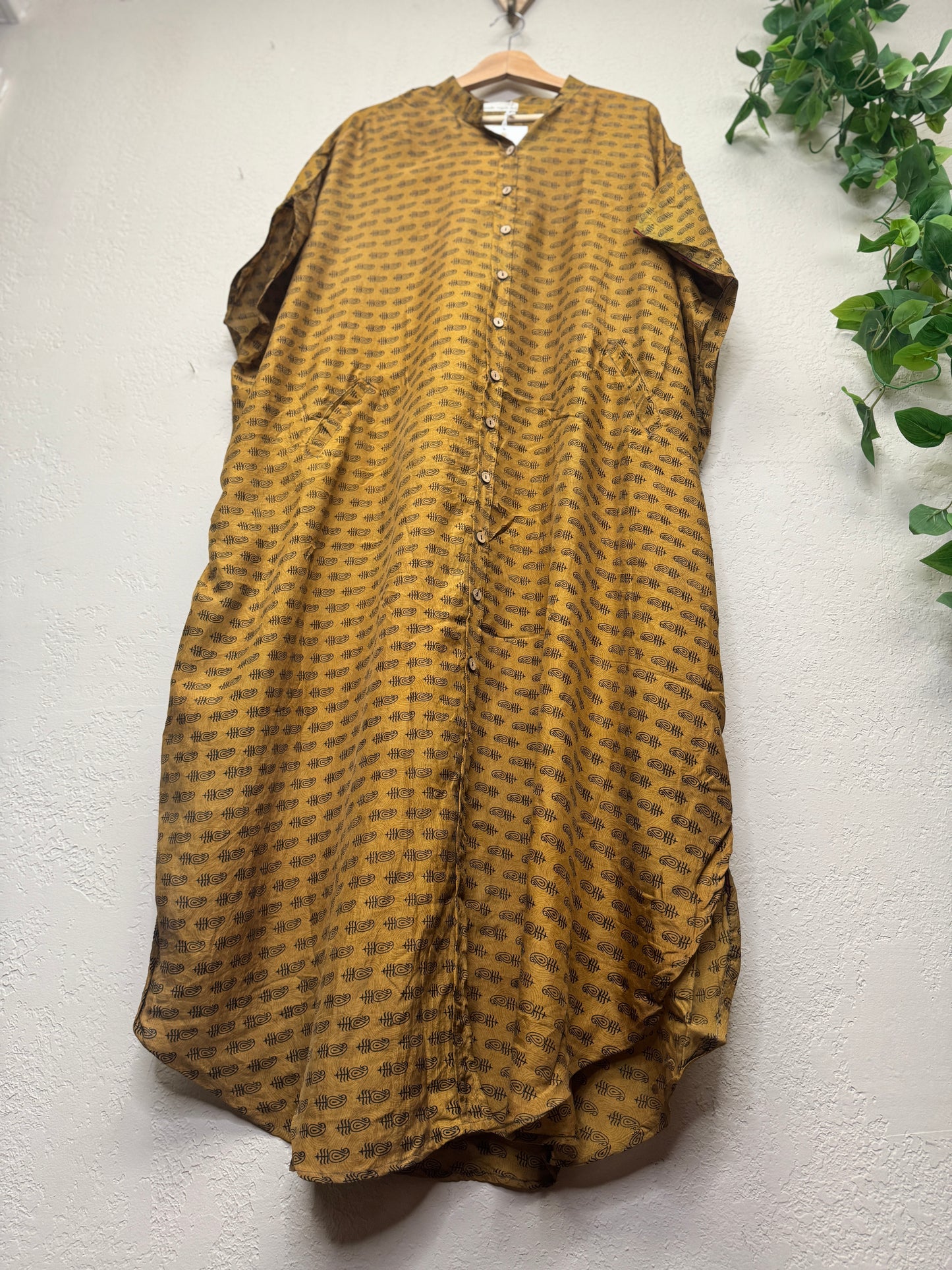 Boyfriend Dress ~ One Size ~ Golden Ochre