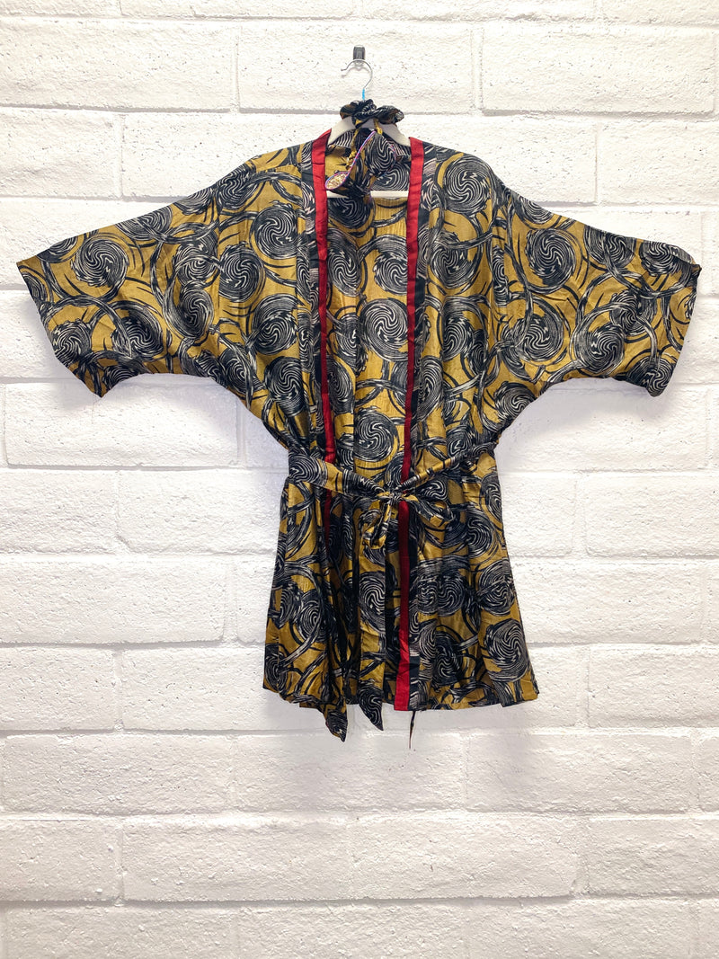 Silk Boho Robe - XL/XXL - Meditation