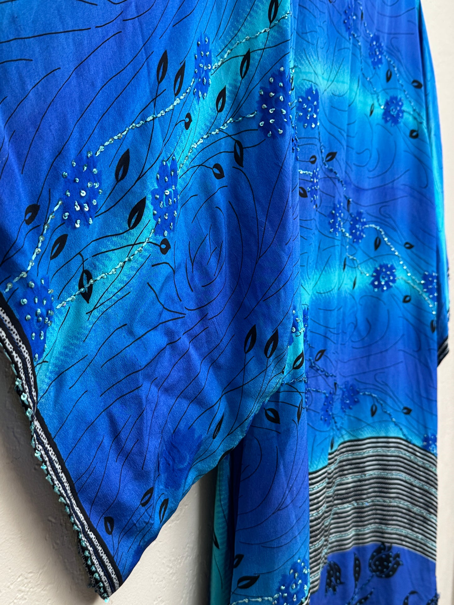 Sparkle Kimono - one size - Bluebell