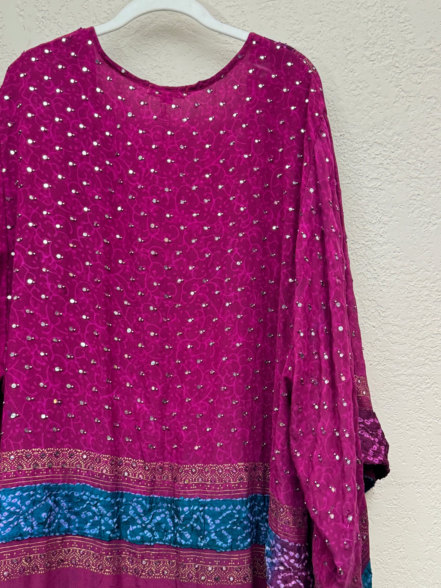 Sparkle Kimono - one size - Rich Berry
