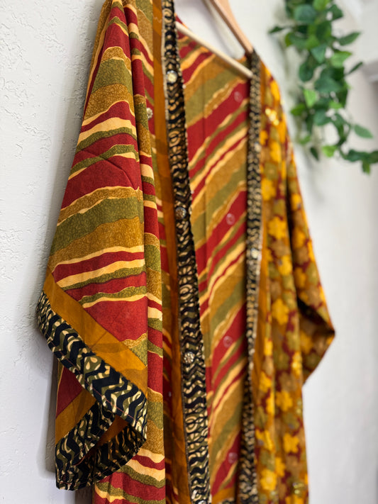 Sparkle Kimono - OS - Desert Flora