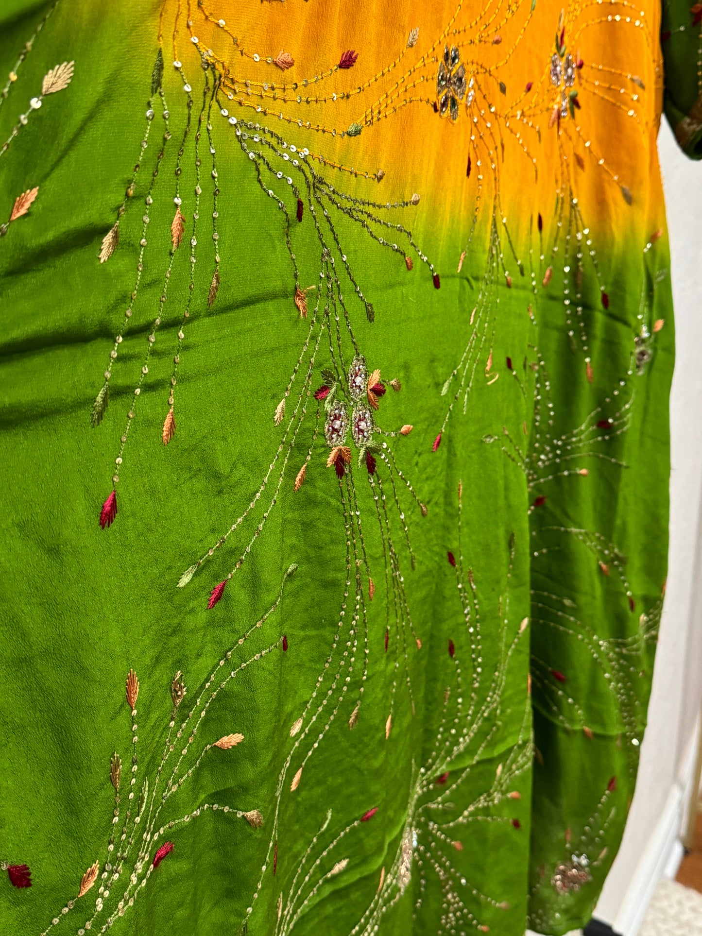 Sparkle Kimono - one size - Lemon-Lime Starburst