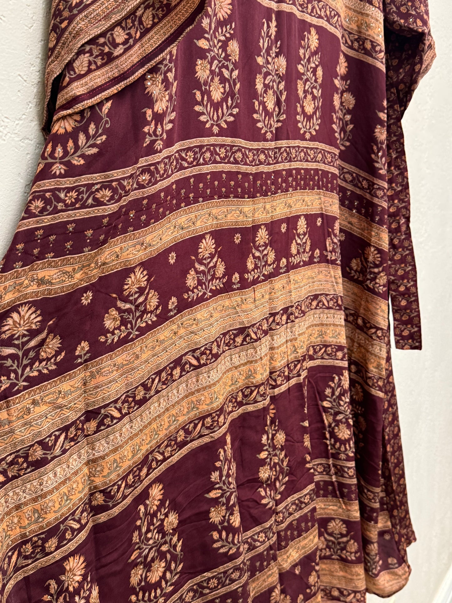 Sparkle Kimono - one size - Mahogany