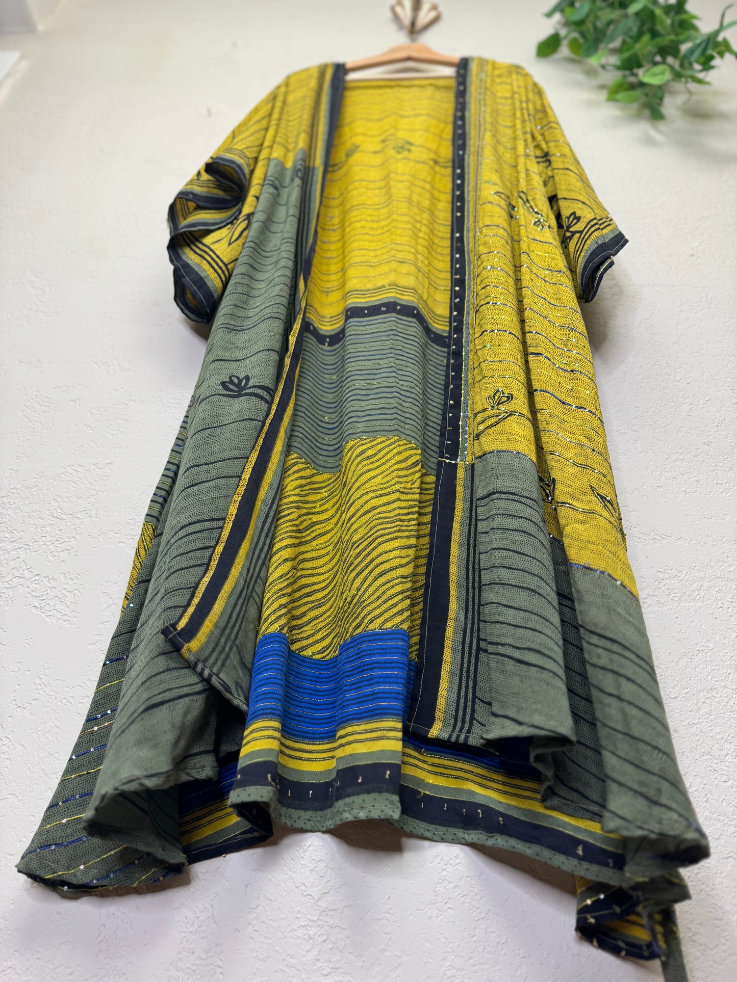 Sparkle Kimono - OS - Mellow Yellow