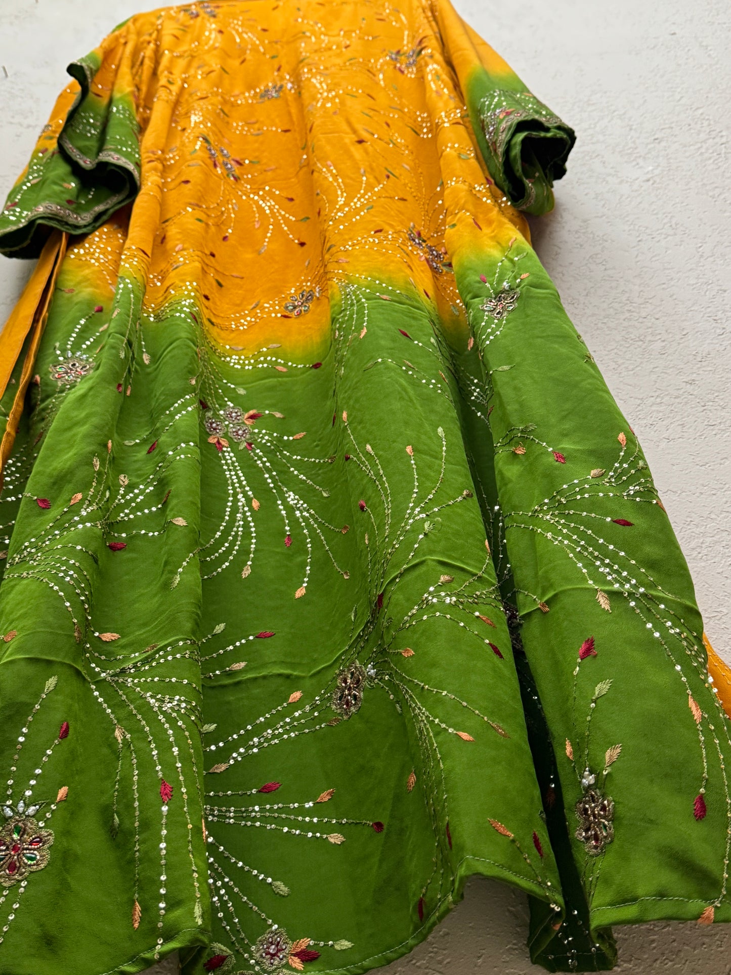 Sparkle Kimono - one size - Lemon-Lime Starburst