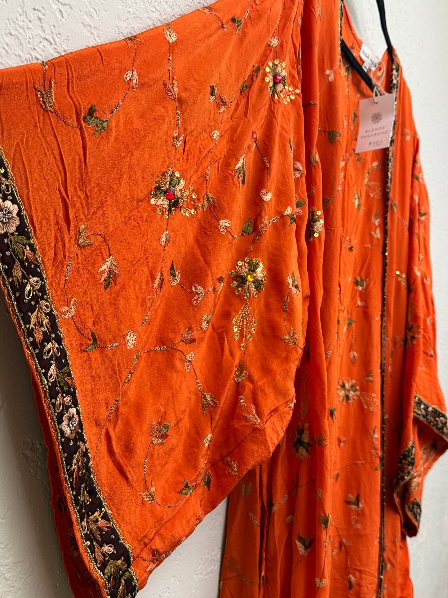 Sparkle Kimono - one size - Orange Zest