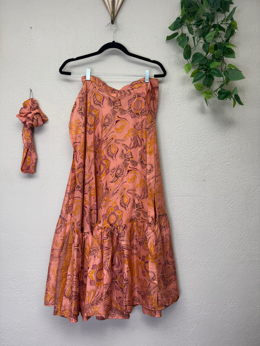 Buttercup Wrap Skirt ~ OS ~ Creamsicle