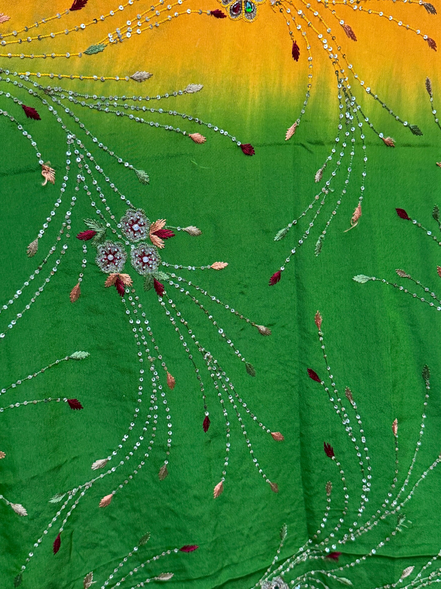 Sparkle Kimono - one size - Lemon-Lime Starburst