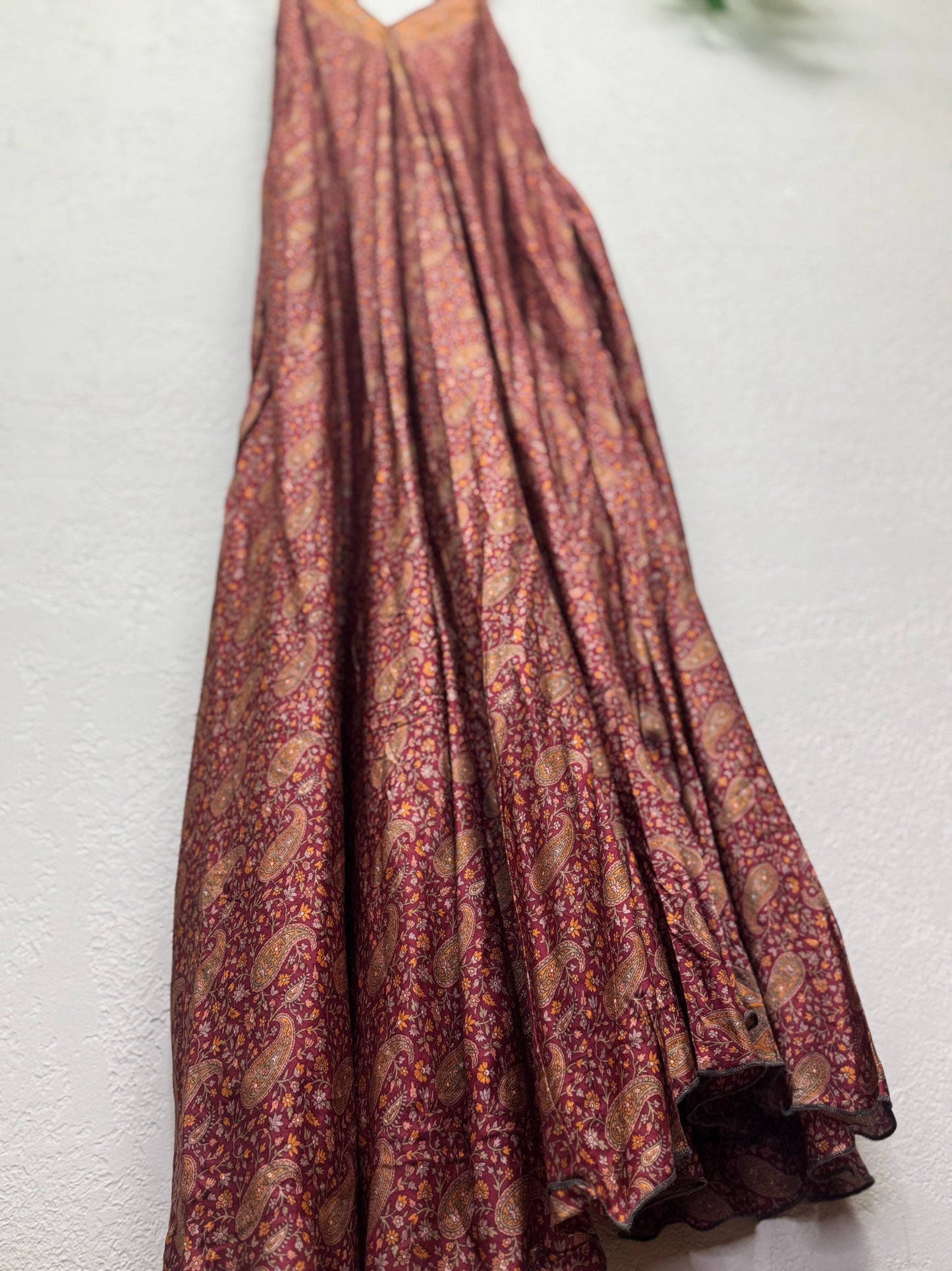 Aura Dress ~ One Size ~ Brick Red Paisley Dreams