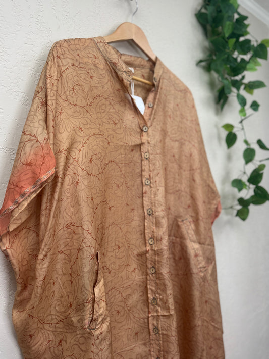 Boyfriend Dress ~ One Size ~ Sun-Warmed Clay