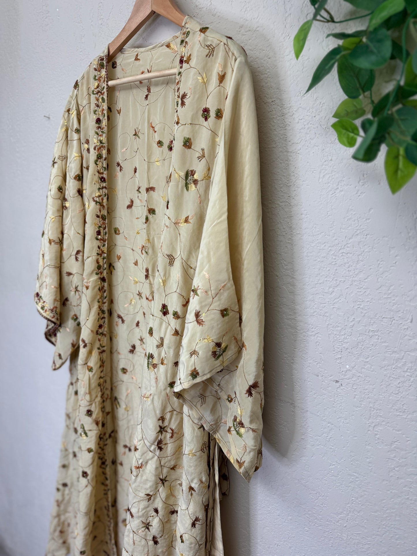 Sparkle Kimono - OS - Woven Cream
