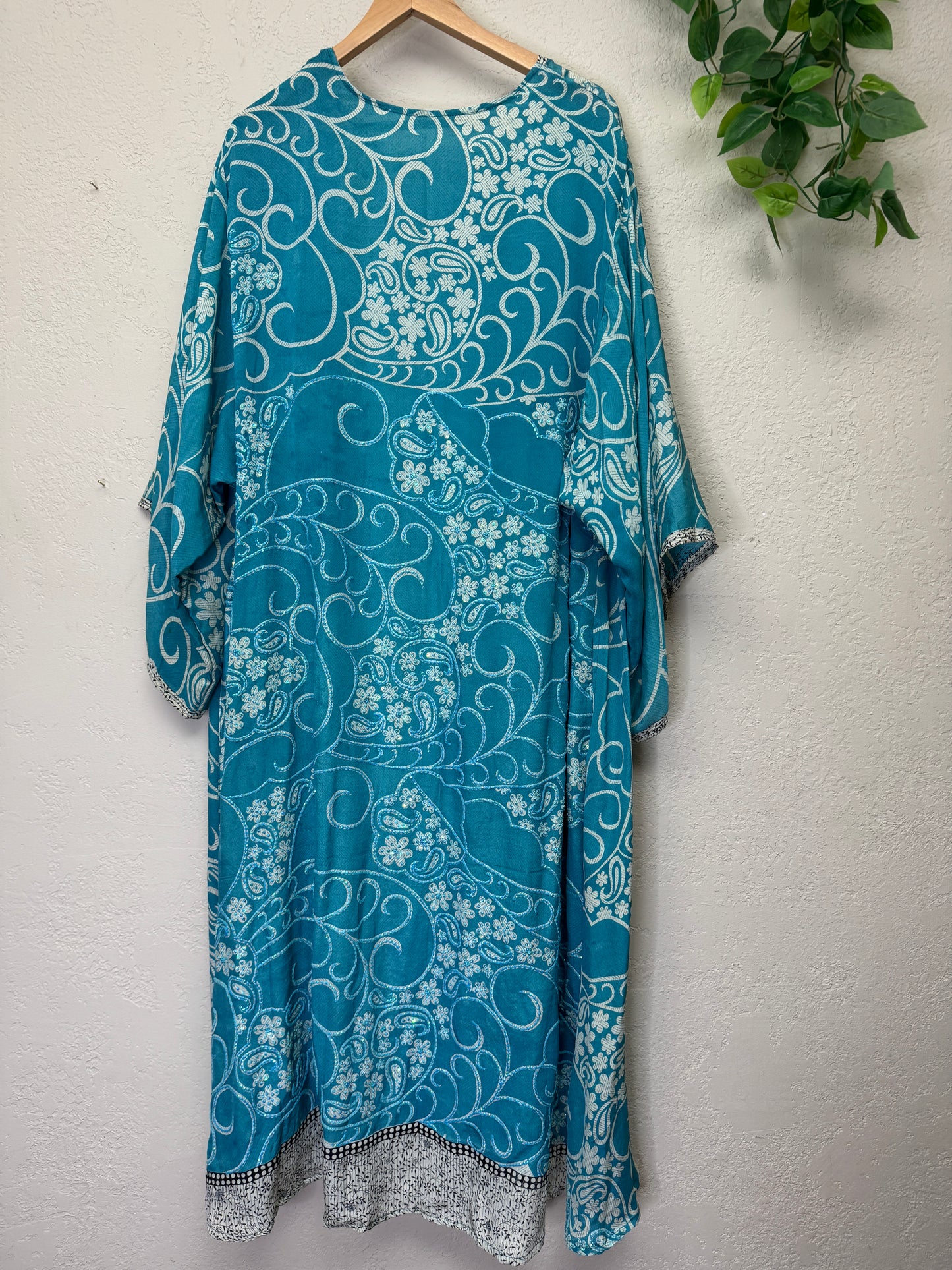 Sparkle Kimono - OS - Blue Swirl