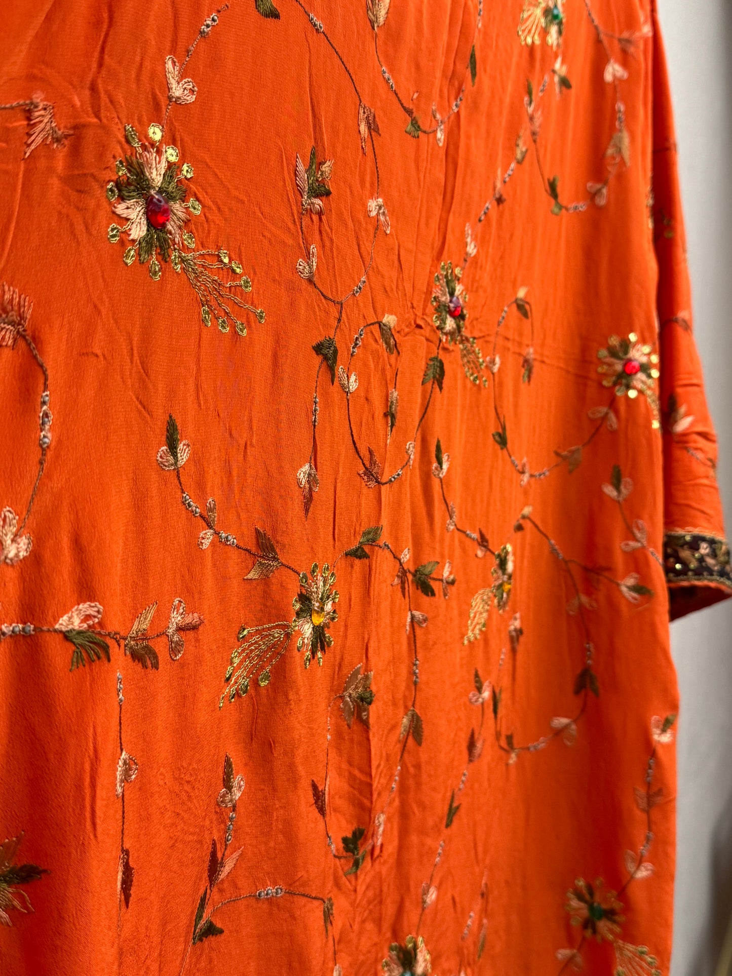 Sparkle Kimono - one size - Orange Zest
