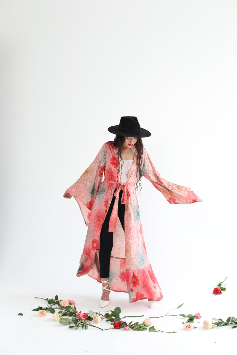 Femme Kimono - Bellini Pink