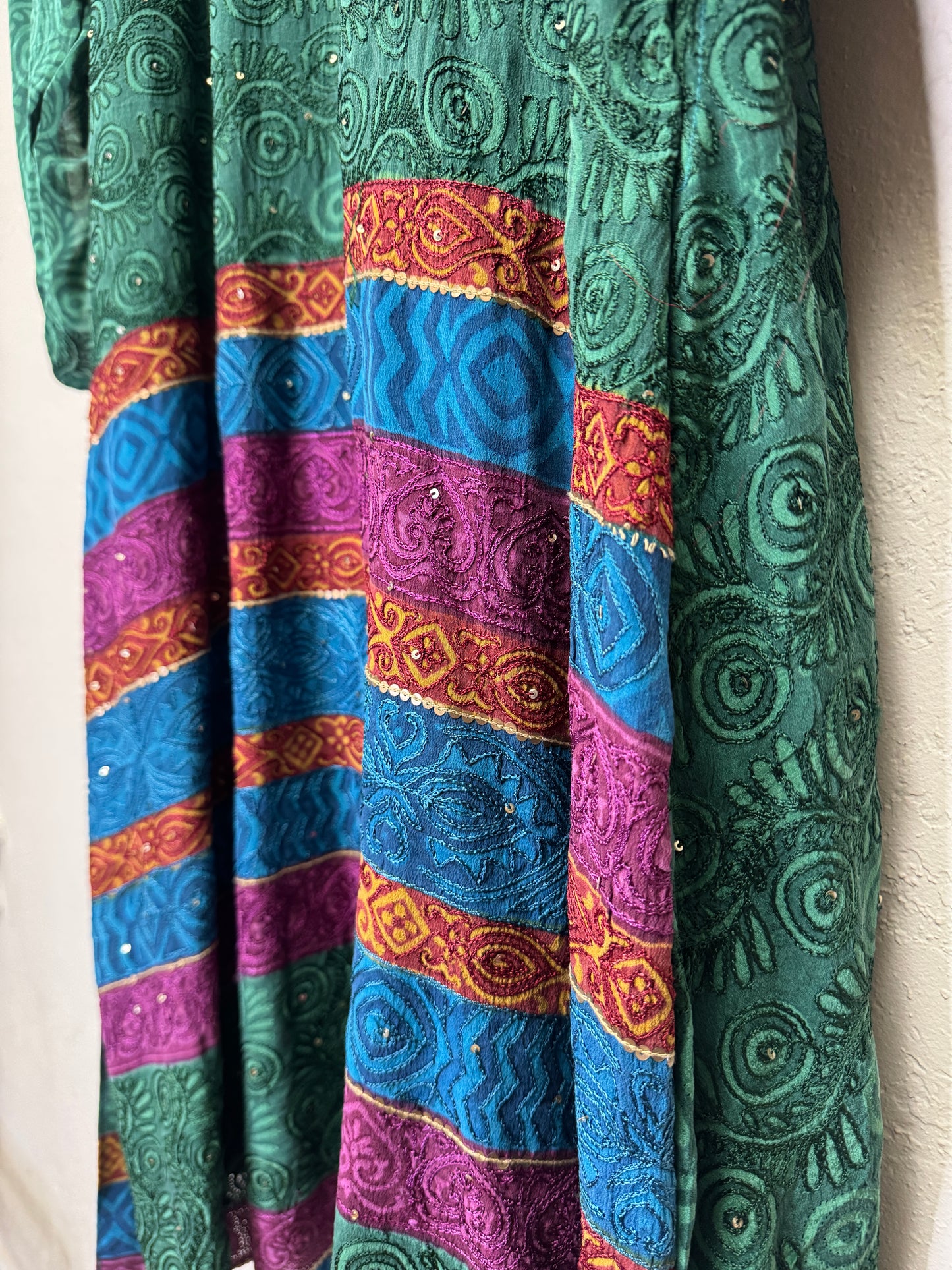 Sparkle Kimono - OS - Color Block