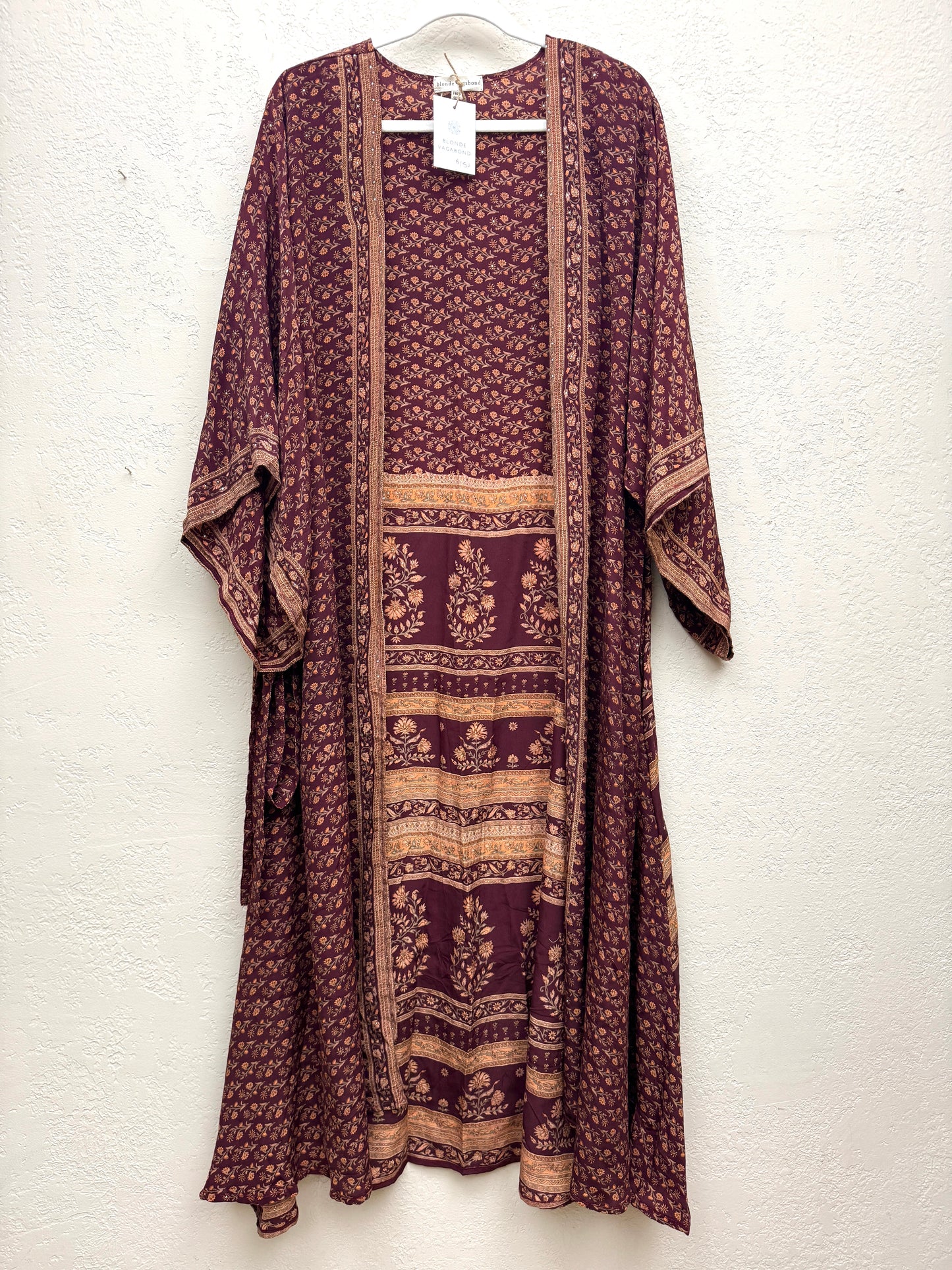 Sparkle Kimono - one size - Mahogany