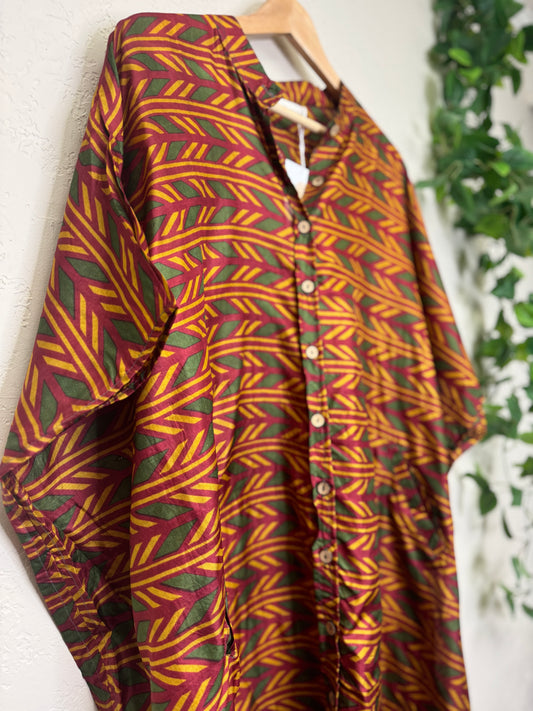 Boyfriend Dress ~ One Size ~ Desert Sunset