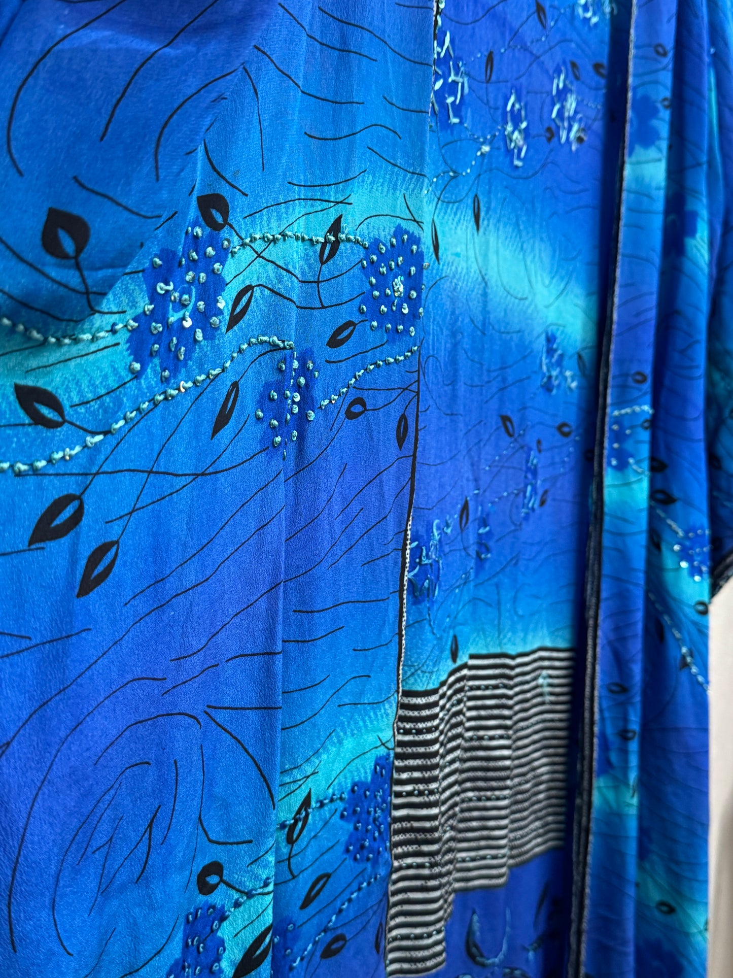 Sparkle Kimono - one size - Bluebell