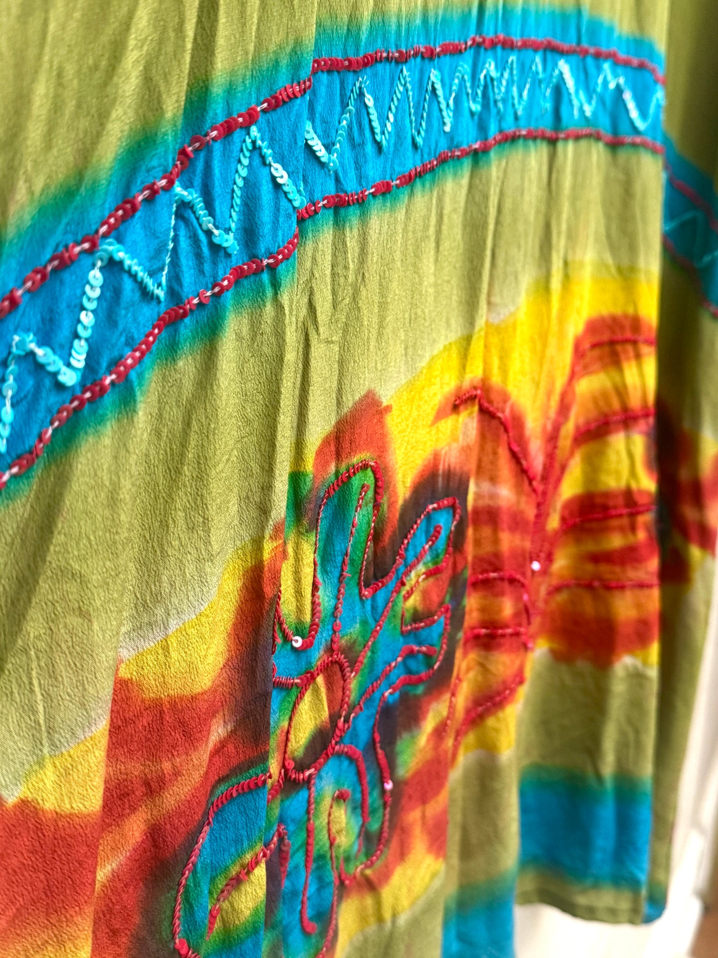 Sparkle Kimono - one size - Abstract Garden