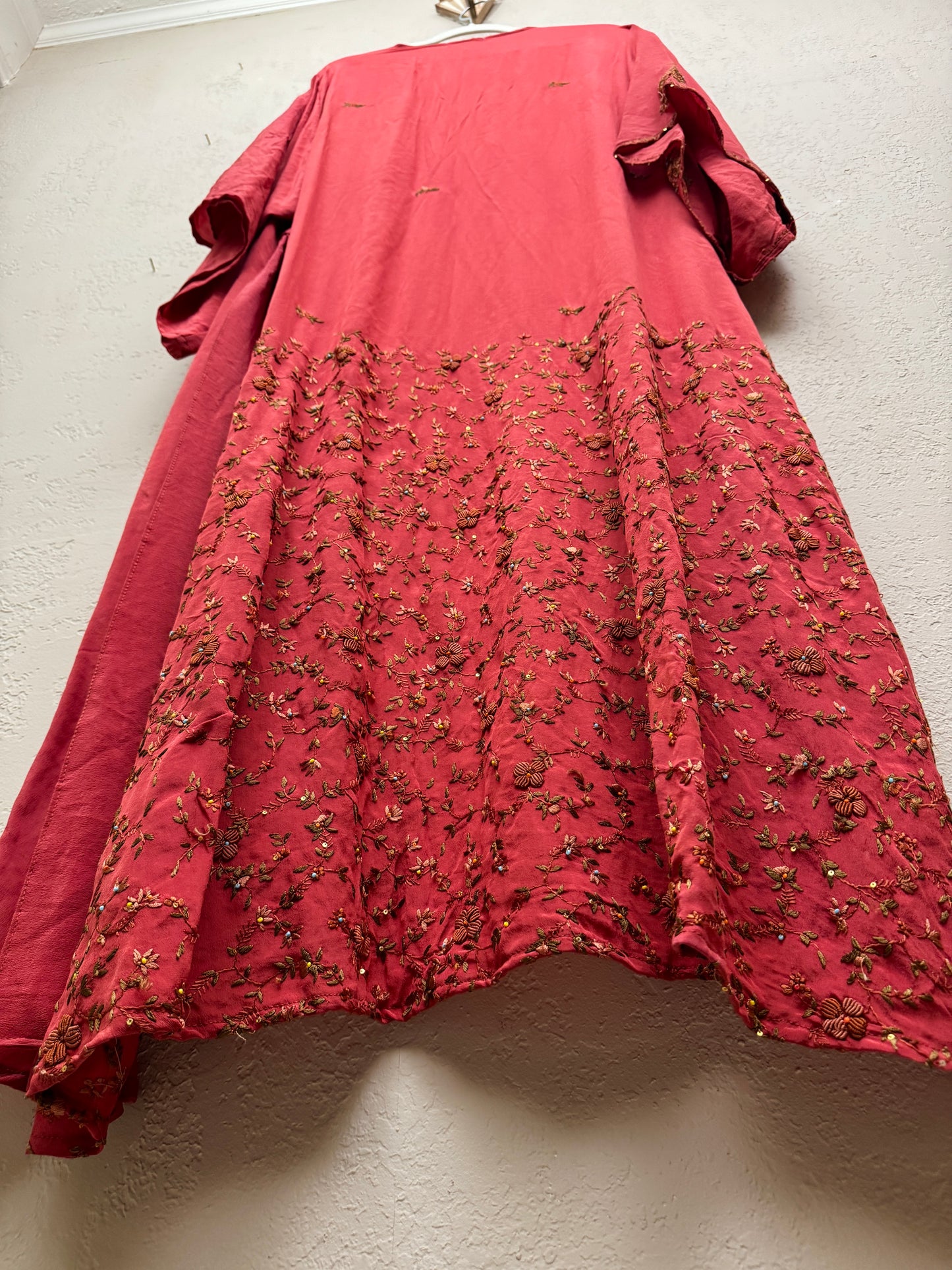 Sparkle Kimono - one size - Embroidered Rose