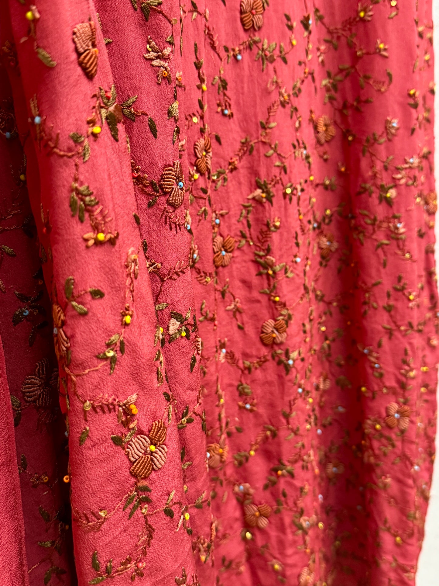 Sparkle Kimono - one size - Embroidered Rose