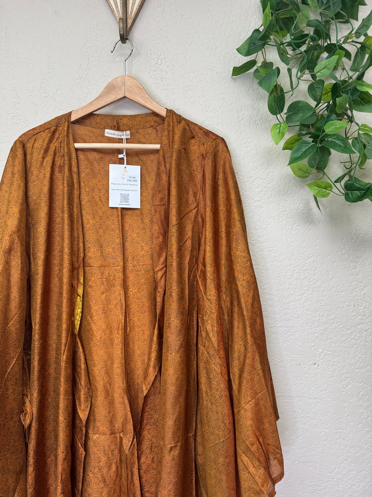Femme Kimono Wrap Dress ~ OS ~ Copper