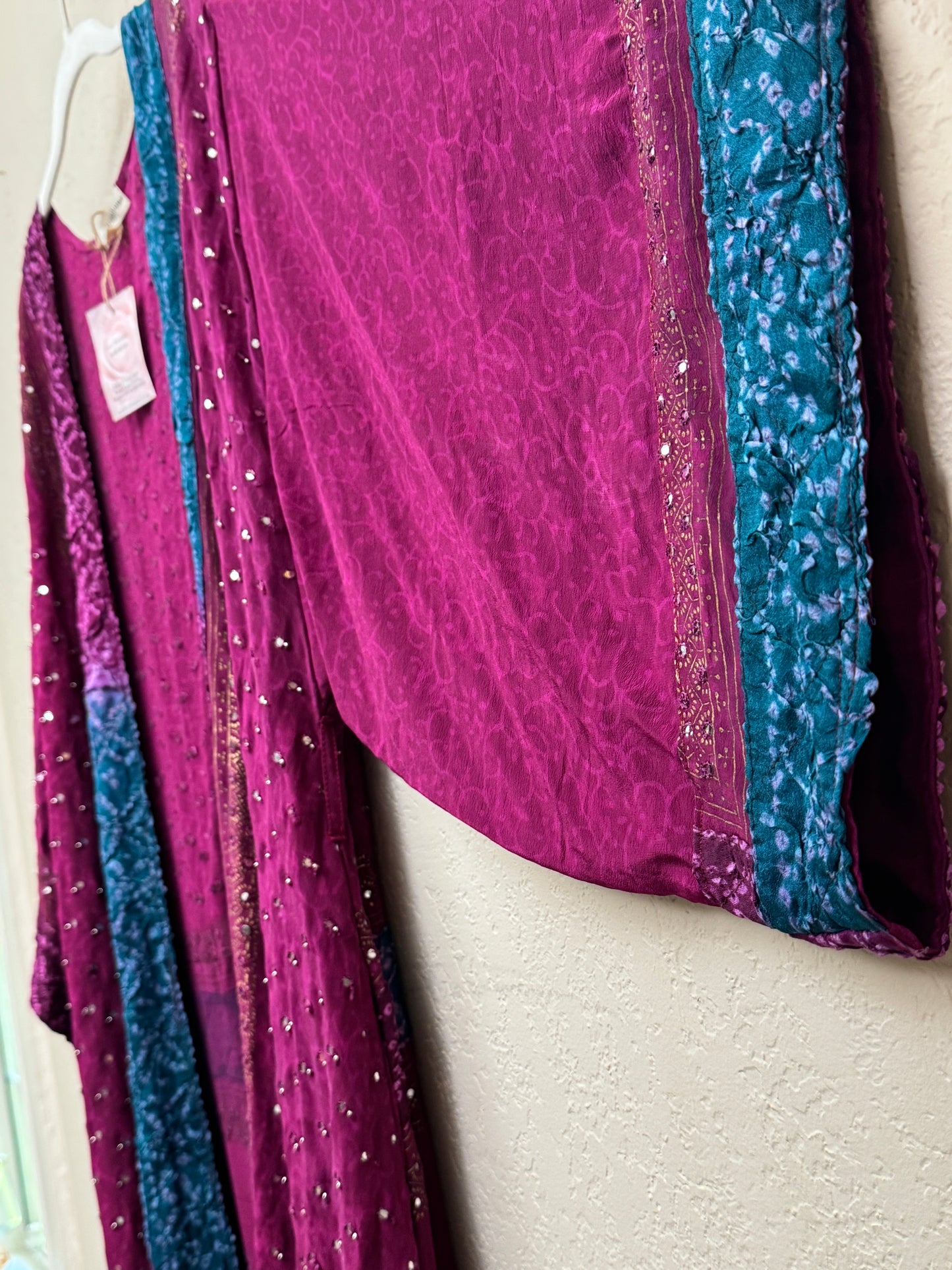 Sparkle Kimono - one size - Rich Berry
