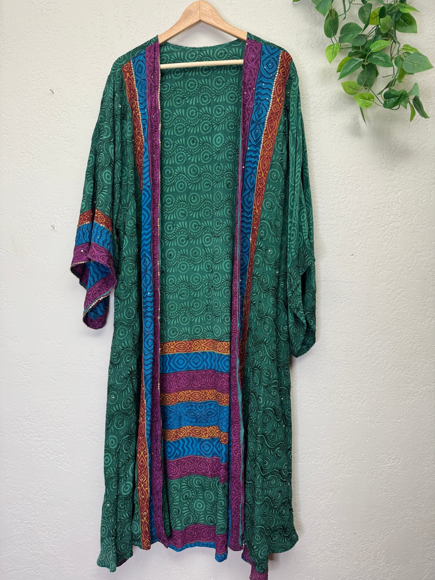 Sparkle Kimono - OS - Color Block