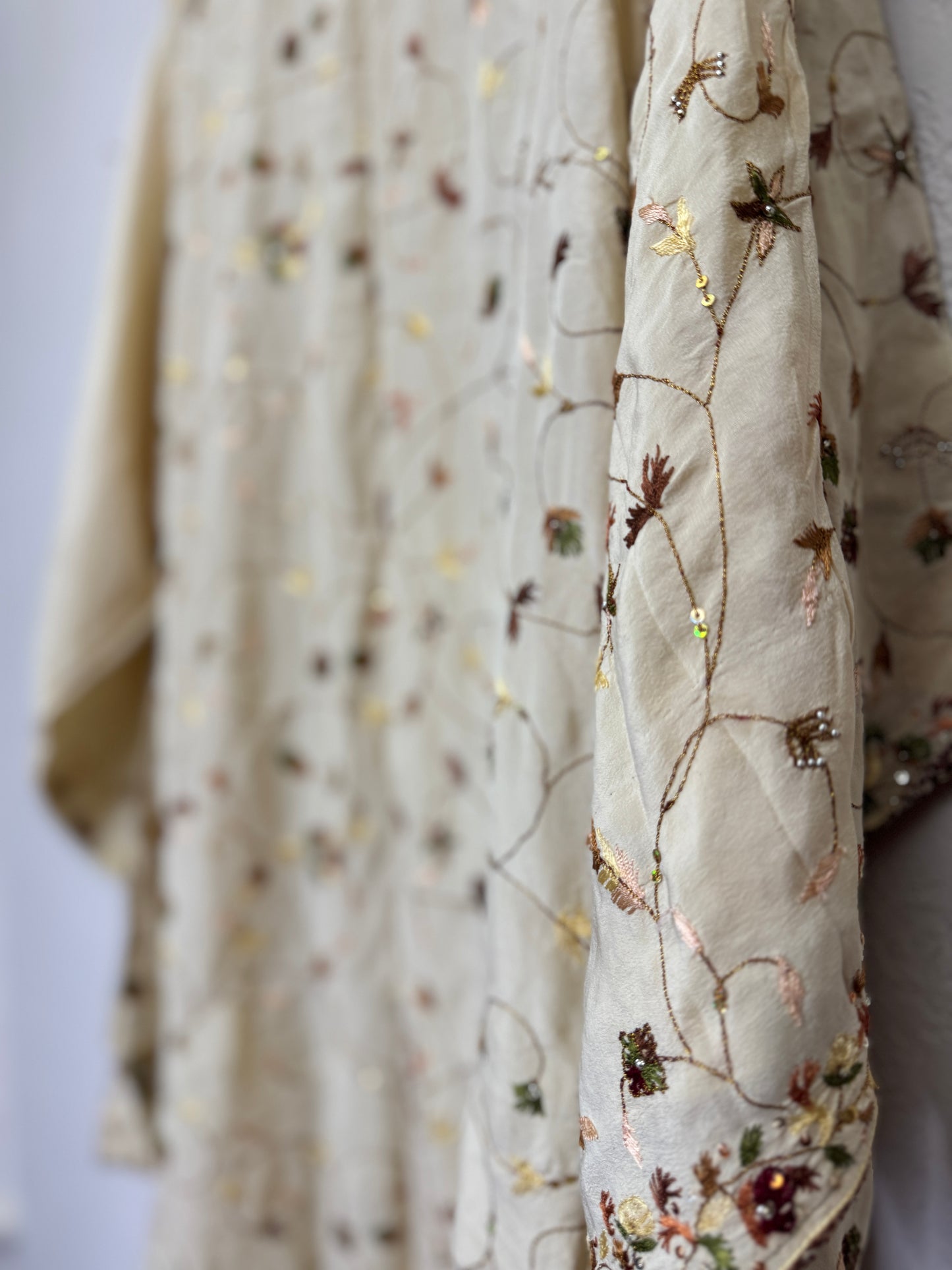 Sparkle Kimono - OS - Woven Cream