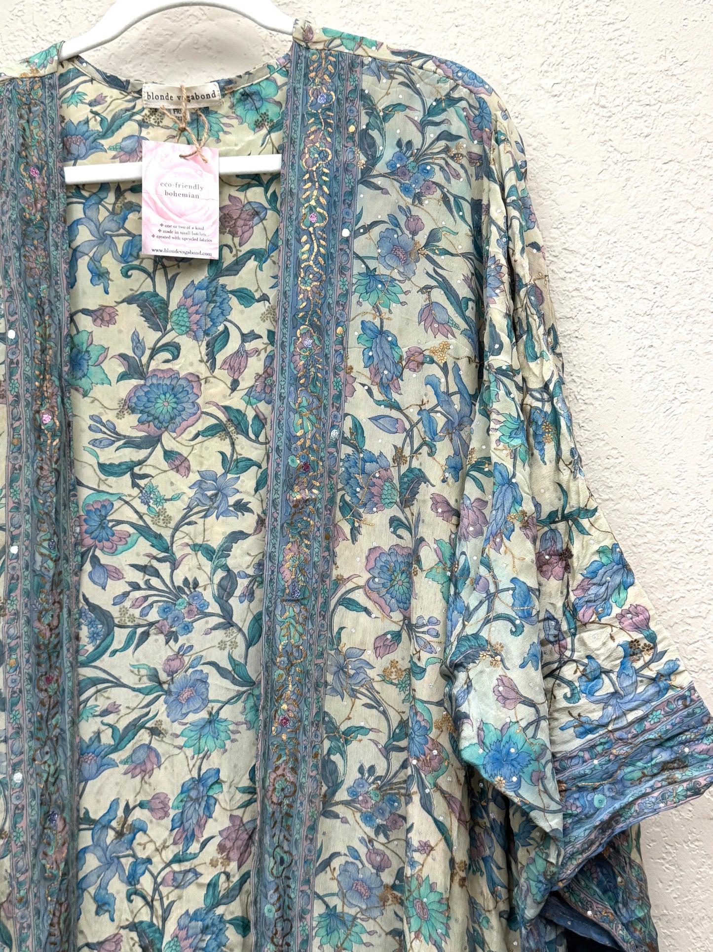 Sparkle Kimono - one size - Blue Beauty