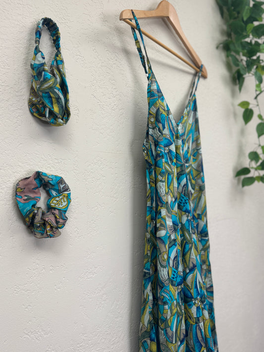 Aura Dress ~ One Size ~ Peacock Mosaic