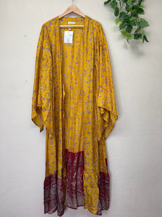 Femme Kimono Wrap Dress ~ OS ~ Sunflower 🌻